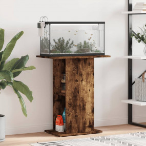 Aquarium Stand Smoked oak Engineered wood 23.8x14.2x28....
