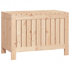Garden Storage Box Natural wood Solid pine wood (untrea...