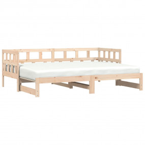 Daybed With Trundles Natural Pine Solid Pine Wood
