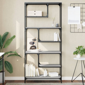 Bookcase Grey Sonoma Engineered wood, metal Bookcase Re...