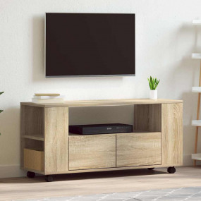 TV Cabinet Sonoma Oak Engineered Wood Fits TVs up to 40...