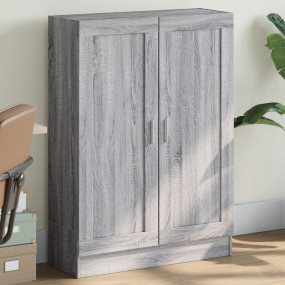 Book Cabinet Grey Sonoma Engineered Wood Medium Book Ca...