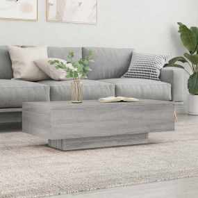 Coffee Table Grey Sonoma Engineered Wood Medium Durable