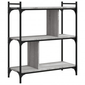 Bookcase Grey Sonoma Engineered Wood Medium Adjustable ...