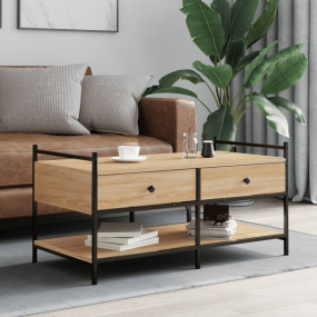 Coffee Table Sonoma oak Engineered wood, metal Medium