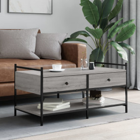 Coffee Table Grey Sonoma Engineered wood, metal Medium
