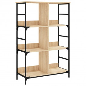 Bookshelf Sonoma Oak Engineered wood, steel 30.9 x 13.0...
