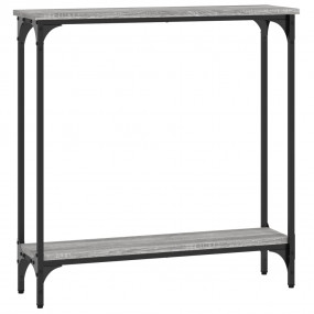 Console Table Grey sonoma Engineered wood, metal