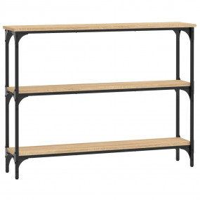 Console Table Sonoma Oak Engineered wood Narrow Adjusta...