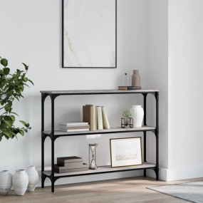 Console Table Gray Sonoma Engineered wood 39.4 x 8.9 x ...