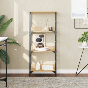Bookshelf Sonoma Oak Engineered wood, steel Medium Book...