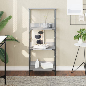 Bookshelf Grey Sonoma Engineered wood, Steel Medium Boo...