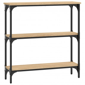 Console Table Sonoma oak Engineered wood and metal