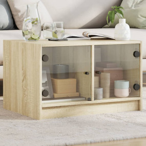 Coffee Table Sonoma Oak Engineered Wood 26.8 x 19.7 x 1...
