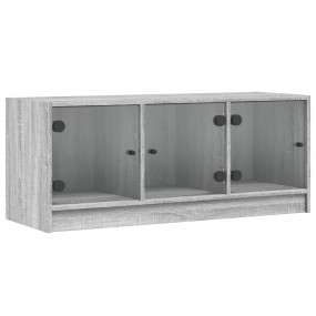 TV Cabinet Grey Sonoma Engineered wood, glass Medium TV...