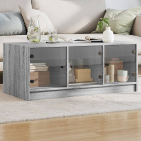Coffee Table Gray Sonoma Engineered wood, Glass Large