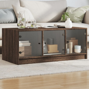 Coffee Table Brown Oak Engineered wood Medium Coffee Ta...