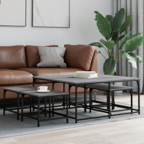 Nesting Coffee Table Grey Sonoma Engineered wood, metal