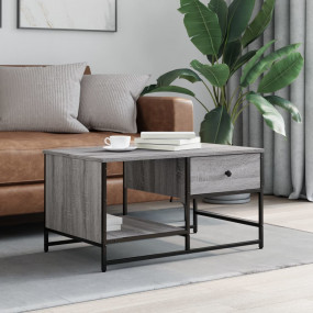 Coffee Table Grey Sonoma Engineered wood, Metal Medium