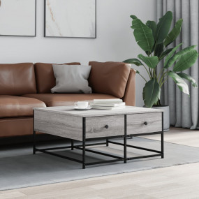 Coffee Table Grey Sonoma Engineered wood, Metal Medium