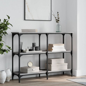 Console Table Grey sonoma Engineered wood 39.4 x 11.4 x...