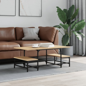 Coffee Table Sonoma Oak Engineered Wood Medium Coffee T...