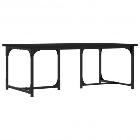 Coffee Table Black Engineered Wood 35.4 x 19.7 x 13.8 i...