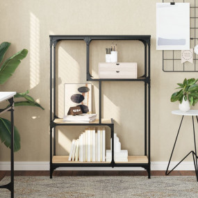 Bookshelf Sonoma Oak Engineered wood, Steel 31.9 x 14.2...