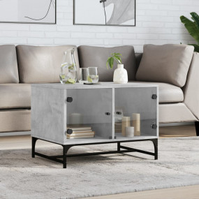 Coffee Table Concrete grey Engineered wood Standard Cof...