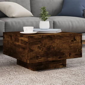 Coffee Table Smoked oak Engineered wood Low, Compact Co...