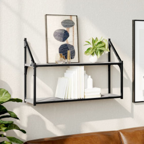 Wall Shelf Gray Sonoma Engineered wood 31.5 x 8.3 x 20....