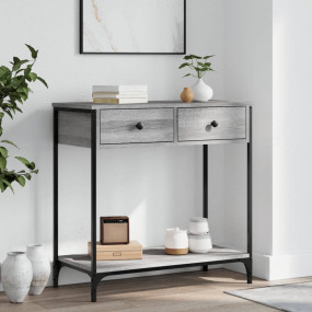 Console Table Grey Sonoma Engineered wood, Metal Medium