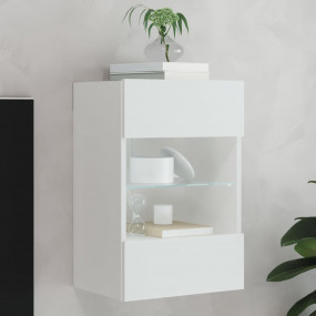 TV Wall Cabinet White Engineered wood Small TV Wall Cab...