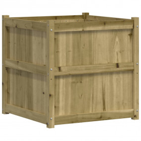 Garden Planter Natural Wood Solid Pine Wood Extra Large