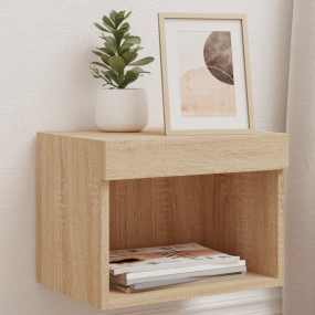 Bedside Cabinet Sonoma Oak Engineered Wood Compact
