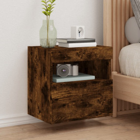 TV Wall Cabinet Smoked oak Engineered wood