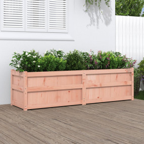 Garden Planter Natural Wood Solid Douglas wood Large St...