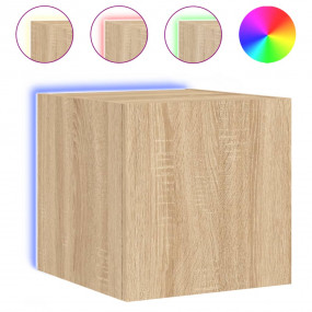 Tv Wall Cabinet Sonoma oak Engineered wood Medium TV Wa...
