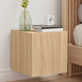 TV Wall Cabinet Set of 2 Sonoma oak Engineered wood