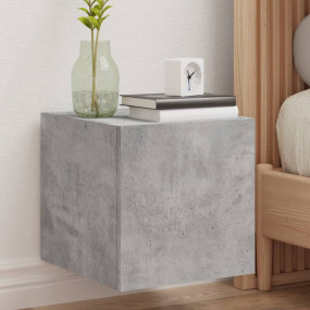 TV Wall Cabinet Concrete grey Engineered wood Standard