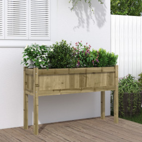Garden Planter Brown Vacuum pressure impregnated pinewo...