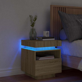 Bedside Cabinet Sonoma Oak Engineered wood 15.7x15.4x19...
