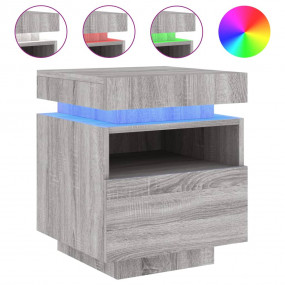 Bedside Cabinet Grey Sonoma Engineered wood 15.7x15.4x1...