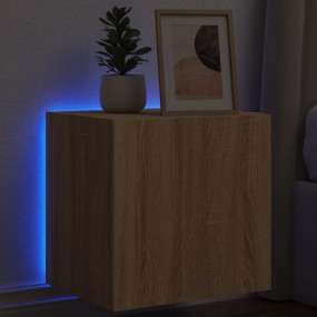 TV Wall Cabinet Sonoma Oak Engineered Wood Compact