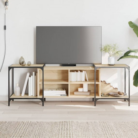TV Cabinet Sonoma Oak Engineered wood, Metal