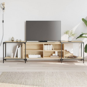 TV Cabinet Sonoma Oak Engineered wood, metal Large TV C...