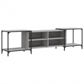TV Cabinet Grey Sonoma Engineered wood, metal Extra Lon...