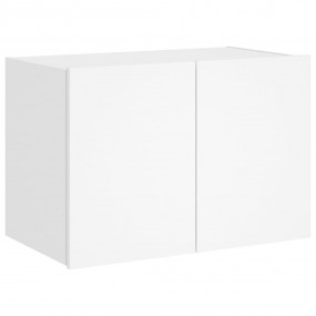 TV Wall Cabinet White Engineered wood 23.6 x 13.8 x 16....
