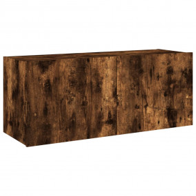 TV Wall Cabinet Smoked oak Engineered wood TV Wall Cabi...