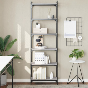 Bookcase Grey Sonoma Engineered Wood Standard Size for ...